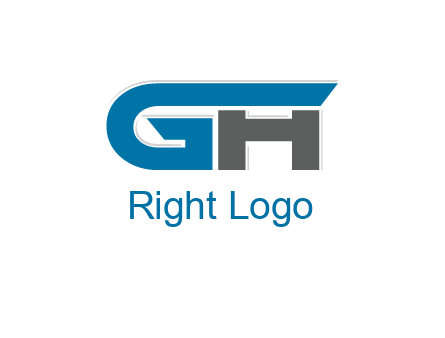 letter G with letter H