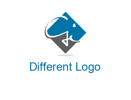 G and i letters are in a diamond shape logo