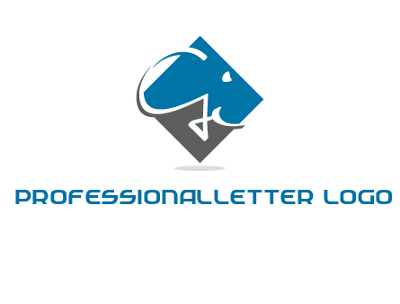 G and i letters are in a diamond shape logo