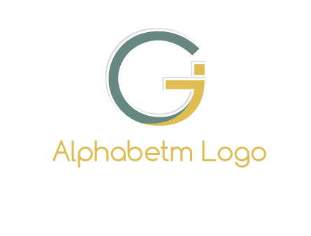 letter G forming letter I 