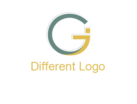 letter G forming letter I 