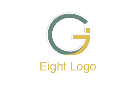 letter G forming letter I 