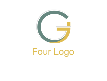 letter G forming letter I 