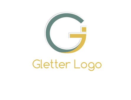 letter G forming letter I 