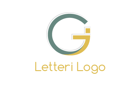 letter G forming letter I 