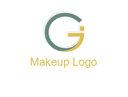 letter G forming letter I 