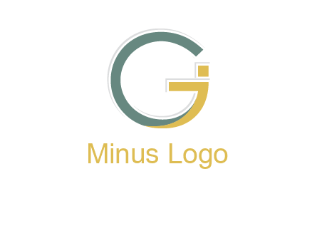 letter G forming letter I 