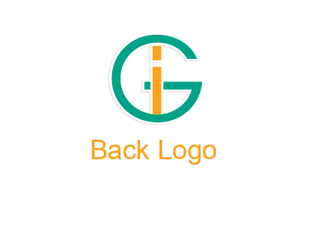 letter I in letter G 