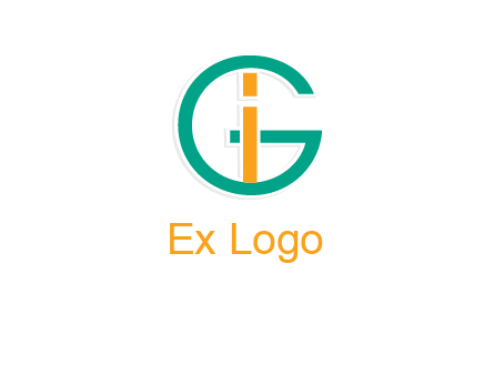 letter I in letter G 
