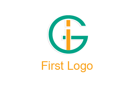letter I in letter G 