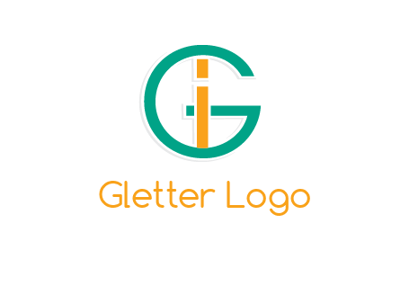 letter I in letter G 