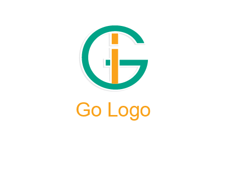 letter I in letter G 