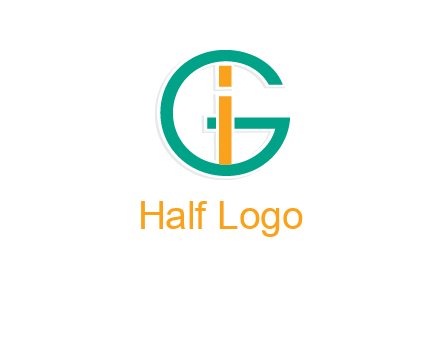 letter I in letter G 