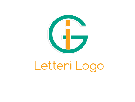 letter I in letter G 