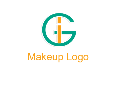 letter I in letter G 
