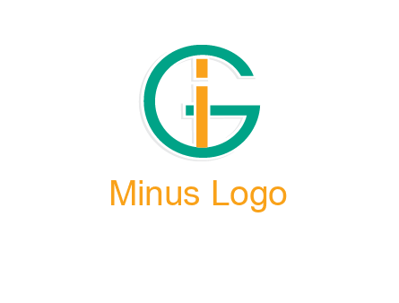 letter I in letter G 
