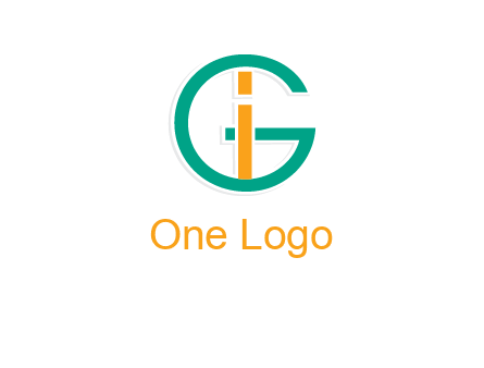 letter I in letter G 