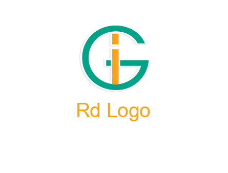 letter I in letter G 