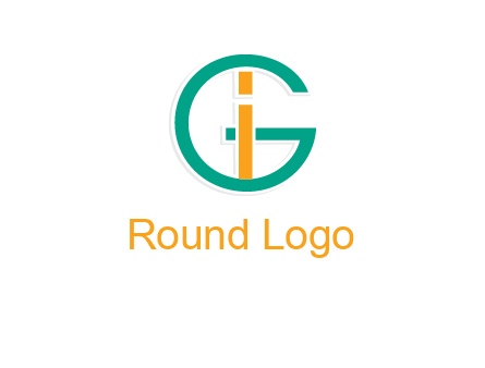 letter I in letter G 