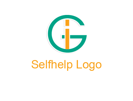 letter I in letter G 