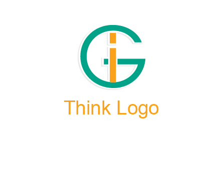 letter I in letter G 