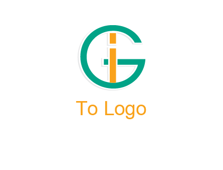 letter I in letter G 