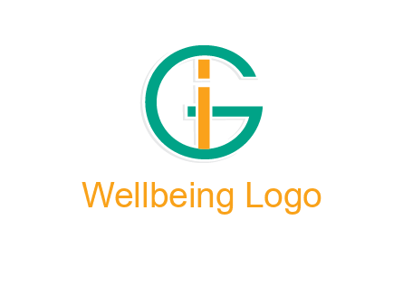 letter I in letter G 