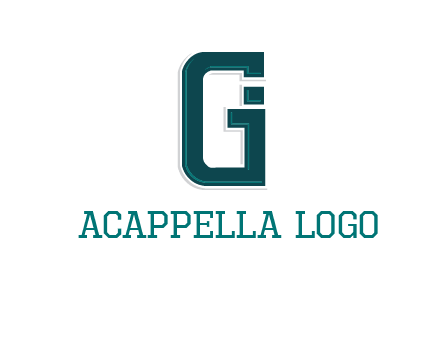 letter GI forming square
