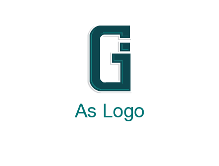 letter GI forming square