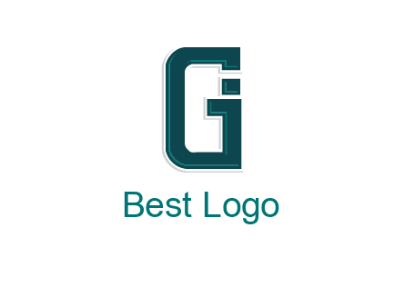 letter GI forming square