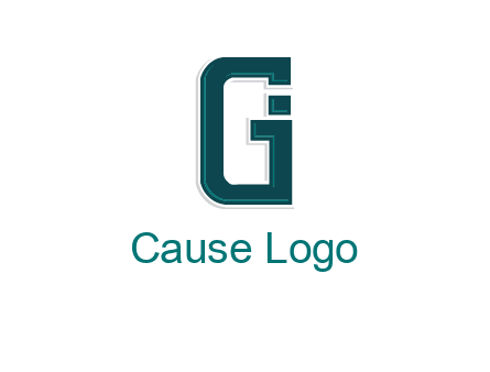 letter GI forming square