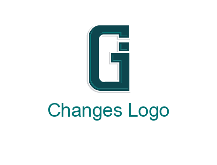 letter GI forming square