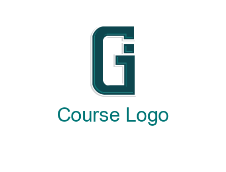 letter GI forming square