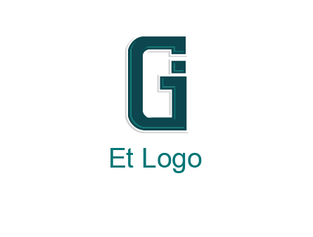 letter GI forming square