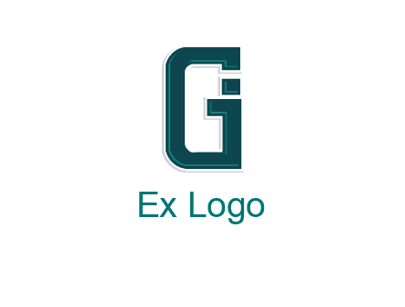 letter GI forming square