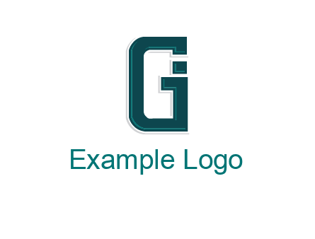 letter GI forming square