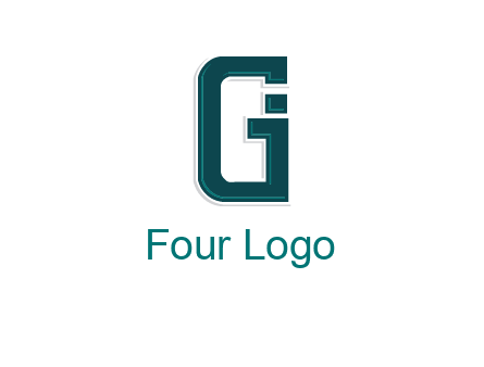 letter GI forming square