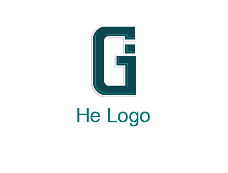 letter GI forming square