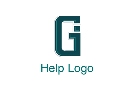letter GI forming square