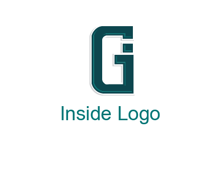 letter GI forming square