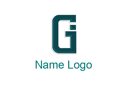 letter GI forming square