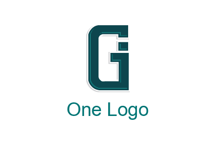 letter GI forming square