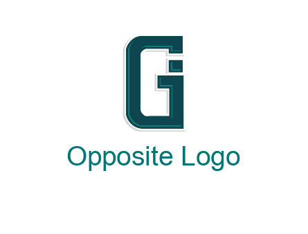 letter GI forming square