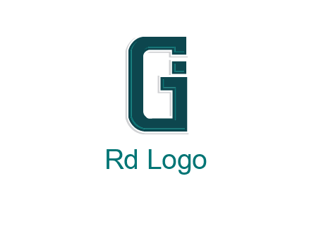 letter GI forming square