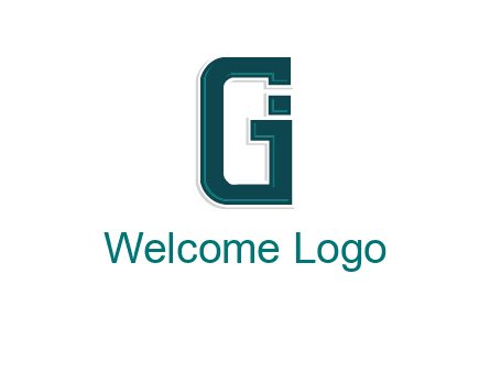 letter GI forming square