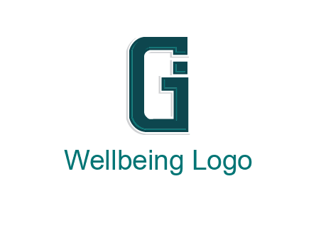 letter GI forming square