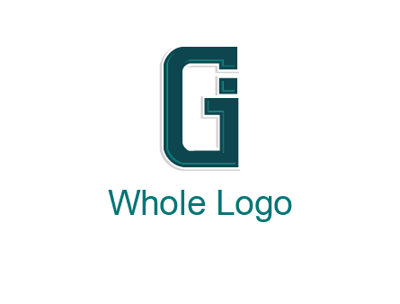 letter GI forming square