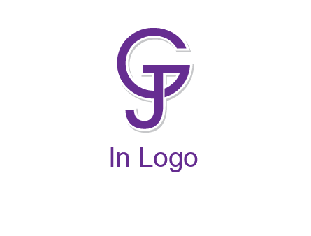 letter G joined with letter J