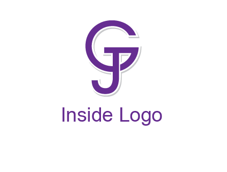 letter G joined with letter J