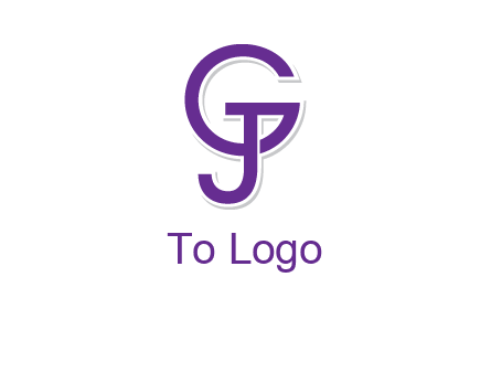 letter G joined with letter J